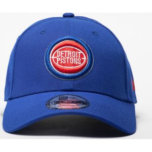 Czapka z daszkiem New Era 9FORTY The League NBA Detroit Pistons 11486914. Niebieskie czapki New Era, bez wzorów. Za 99,98 zł.