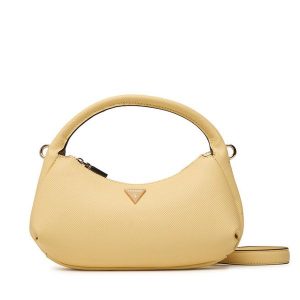 Torebka Guess. Żółte torebki klasyczne Guess, z aplikacjami, bez dodatków. Za 494,99 zł.