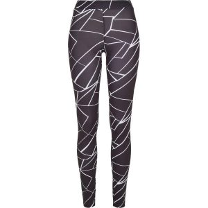 Legginsy damskie Urban Classics aop. Czarne legginsy Urban Classics, bez wzorów. Za 149,50 zł.