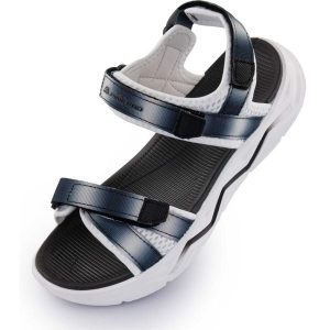 Letnie sandały damskie Alpine Pro Carona 40 - Komfort i Styl. Niebieskie sandały Alpine Pro, bez wzorów, bez obcasa, bez zapięcia. W wyprzedaży za 198,90 zł.