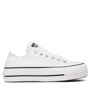 Trampki Converse. Białe trampki Converse, bez wzorów, bez zapięcia. Za 329,99 zł.