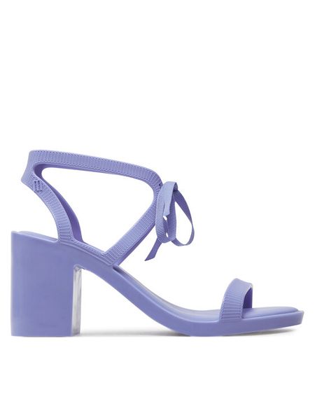Melissa Sandały Ophelia + Jason Wu Ad 32962 Niebieski. Niebieskie sandały Melissa, bez wzorów, z tworzywa sztucznego, bez obcasa, na słupku, bez zapięcia. Za 449,99 zł.