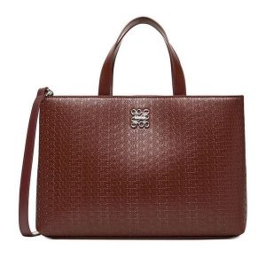 Torebka Nine West. Brązowe torebki klasyczne Nine West, bez wzorów, bez dodatków. Za 249,99 zł.