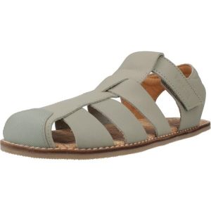 Sandały BLANDITOS SAONABD Zielony. Zielone sandały BLANDITOS BY CRIO'S, bez wzorów, ze skóry, bez obcasa, bez zapięcia. Za 260,99 zł.