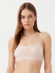 Chantelle Biustonosz top Soft Stretch C11D20 Różowy. Czerwone biustonosze Chantelle, s, bez wzorów, z syntetyku, bez kołnierzyka, bez ramiączek. Za 139,99 zł.