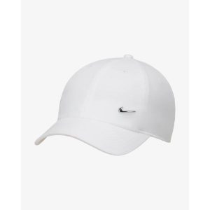 Czapka z daszkiem Nike Dri-Fit Club Unstructured Metal Swoosh. Czarne czapki Nike, bez wzorów, sportowe. Za 119,00 zł.