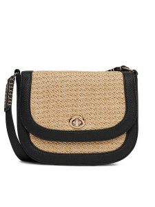 DeeZee Torebka BAG-4 Czarny. Czarne listonoszki DeeZee, bez wzorów, z materiału, bez dodatków. Za 119,99 zł.
