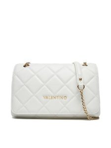 Valentino Torebka Ocarina VBS3KK02R Biały. Białe torebki klasyczne Valentino, bez wzorów, ze skóry, bez dodatków. Za 449,99 zł.