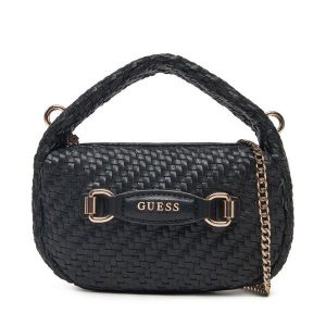 Torebka Guess. Czarne torebki klasyczne Guess, z aplikacjami, bez dodatków. Za 349,99 zł.