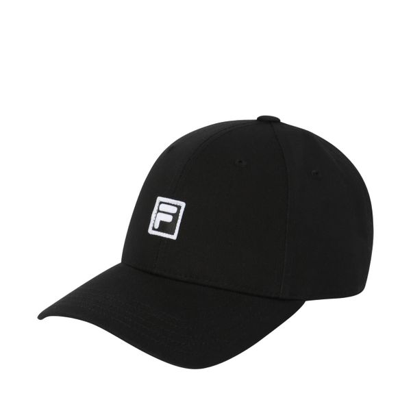 Czapka z daszkiem Fila Botad F-box 6 Panel. Czarne czapki Fila, bez wzorów, z bawełny. Za 82,00 zł.