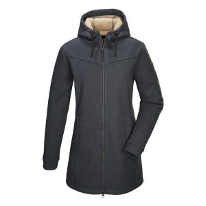 Damska parka z polaru Killtec GW 37. Niebieskie kurtki KILLTEC, na zimę, bez wzorów, z polaru, bez kaptura. Za 524,20 zł.