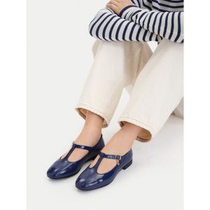 Baleriny Lasocki. Niebieskie balerinki Lasocki, bez wzorów, bez obcasa, bez zapięcia. Za 169,99 zł.