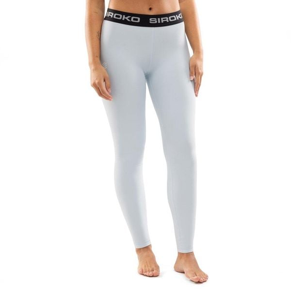Damskie legginsy termoaktywne Sporty zimowe Siroko Meiho-W. Niebieskie legginsy SIROKO, bez wzorów. W wyprzedaży za 84,00 zł.