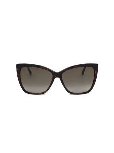 Jimmy Choo Damskie okulary przeciwsłoneczne w kolorze złoto-brązowym rozmiar: 58. Brązowe okulary przeciwsłoneczne JIMMY CHOO. Za 589,95 zł.