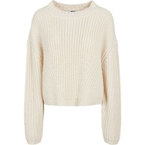 Bluza damska Urban Classics wide oversizeer-Duże rozmiary. Białe bluzy Urban Classics, bez wzorów, bez kaptura. Za 169,80 zł.