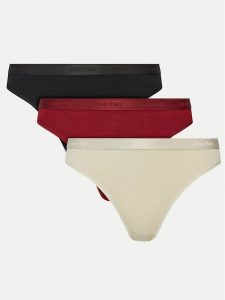 Calvin Klein Underwear Komplet 3 par fig klasycznych Bikini 3pk 000QD5243E Kolorowy. Komplety bielizny Calvin Klein Underwear, bez wzorów, z bawełny. Za 119,99 zł.