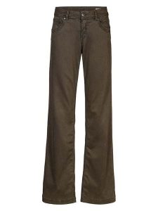 Herrlicher Dżinsy "Edna" - Comfort Fit - w kolorze brązowym rozmiar: W31/L32. Brązowe jeansy Herrlicher, bez wzorów, z podwyższonym stanem. Za 173,99 zł.