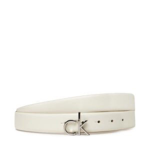 Pasek Damski Calvin Klein. Białe paski Calvin Klein, bez wzorów. Za 139,99 zł.