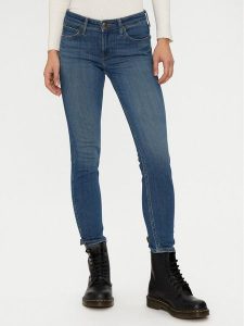 Lee Jeansy 112355242 Niebieski Regular Fit. Niebieskie jeansy Lee, bez wzorów, z bawełny. Za 239,99 zł.