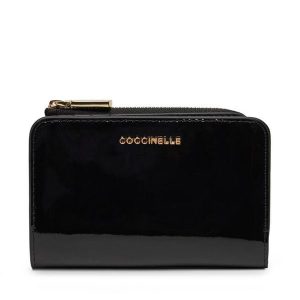 Portfel Coccinelle. Czarne portfele Coccinelle, bez wzorów. Za 309,99 zł.