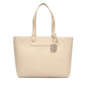Torebka Armani Exchange. Brązowe torebki klasyczne Armani Exchange, bez wzorów, bez dodatków. Za 569,99 zł.