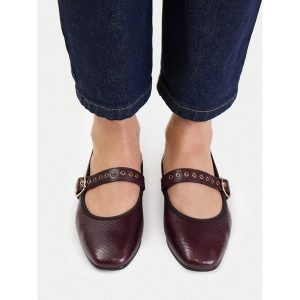 Baleriny Lasocki. Czerwone balerinki Lasocki, bez wzorów, bez obcasa, bez zapięcia. Za 199,99 zł.