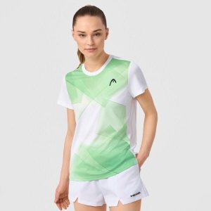 TIE-BREAK T-Shirt Women. Zielone t-shirty Head, s, bez wzorów, bez kołnierzyka, bez ramiączek. W wyprzedaży za 234,00 zł.