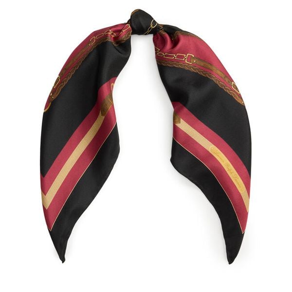 Chusta LAUREN RALPH LAUREN. Czarne apaszki i chusty Lauren Ralph Lauren, bez wzorów. Za 379,99 zł.