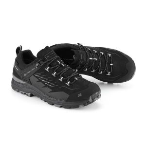 Buty trekkingowe niskie unisex Alpine Pro Zereme Vibram. Czarne buty trekkingowe Alpine Pro, bez zapięcia. W wyprzedaży za 399,00 zł.
