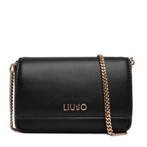 Torebka Liu Jo. Czarne torebki klasyczne Liu Jo, bez wzorów, bez dodatków. Za 339,99 zł.