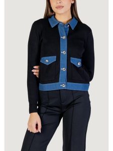 Morgan De Toi Kardigan 251-MNAKI Czarny To Fit. Czarne kardigany Morgan De Toi. Za 304,84 zł.