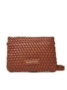 Valentino Torebka Shantel VBS8Y617 Brązowy. Brązowe listonoszki Valentino, bez wzorów, ze skóry, bez dodatków. Za 279,99 zł.
