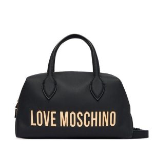 Torebka LOVE MOSCHINO. Czarne kuferki LOVE MOSCHINO, bez wzorów, bez dodatków. Za 949,99 zł.
