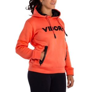 Bluza damska z kapturem Vibora Yarara. Brązowe bluzy VIBORA, xs, bez wzorów, z materiału, z kapturem. Za 183,50 zł.