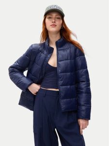 Gap Kurtka przejściowa 724309 Granatowy Regular Fit. Niebieskie kurtki GAP, xs, bez wzorów, z syntetyku, bez kaptura. Za 229,99 zł.