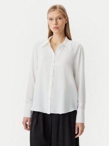 Rinascimento Koszula CFC0122916003 Biały Regular Fit. Białe koszule Rinascimento, l, bez wzorów, z syntetyku, bez kołnierzyka, bez ramiączek. Za 129,99 zł.
