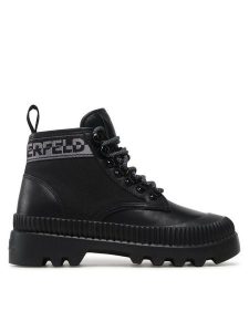 KARL LAGERFELD Trapery KL42533 Czarny. Czarne buty zimowe KARL LAGERFELD, ze skóry, bez obcasa, bez zapięcia. Za 579,99 zł.