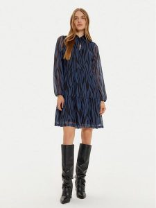 Vila Sukienka codzienna Volettis 14097666 Niebieski Relaxed Fit. Niebieskie kombinezony Vila, m, bez wzorów, z syntetyku, bez kołnierzyka, bez ramiączek. Za 119,99 zł.