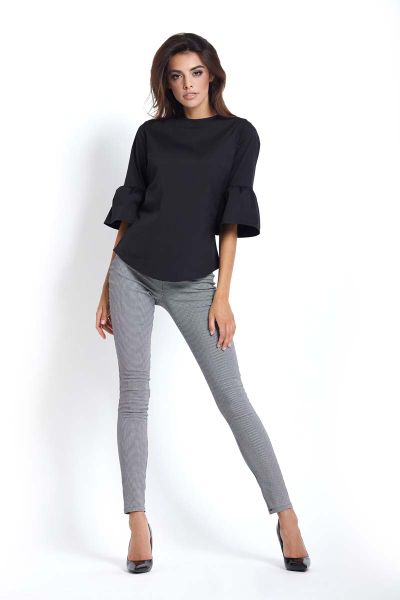 Dopasowane Legginsy w Pepitkę. Legginsy Ivon, bez wzorów, z elastanu. Za 119,90 zł.