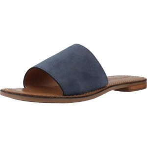 Sandały GEOX D MADDALUSIAC Niebieski. Niebieskie buty trekkingowe Geox, ze skóry, bez zapięcia. Za 266,99 zł.