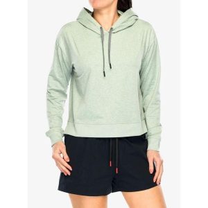 Bluza z kapturem damska Black Diamond Circuit Midlayer Hoody. Zielone bluzy Black Diamond, bez wzorów, z kapturem. Za 262,99 zł.