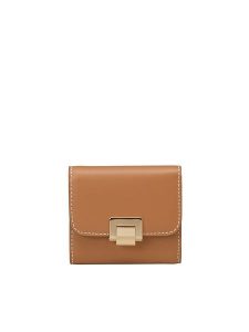 Marc O´Polo Skórzany portfel w kolorze jasnobrązowym - 10,5 x 9 x 3 cm rozmiar: onesize. Brązowe portfele bez wzorów, z materiału. Za 250,35 zł.