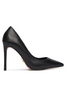 Steve Madden Szpilki Thrive Pump SM11003887 Czarny. Czarne szpilki Steve Madden, bez wzorów, ze skóry, bez obcasa. Za 519,99 zł.