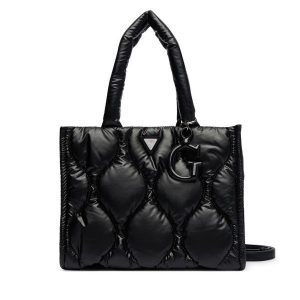 Torebka Guess. Czarne torebki klasyczne Guess, z aplikacjami, bez dodatków. Za 264,99 zł.