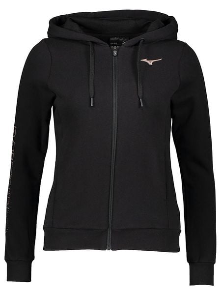 Mizuno Bluza w kolorze czarnym rozmiar: L. Czarne bluzy Mizuno, l, bez wzorów, bez kaptura. Za 135,49 zł.