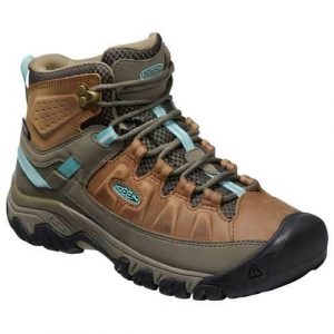 Buty trekkingowe damskie Keen Targhee Iii Mid WP. Buty trekkingowe Keen, z materiału, za kostkę, bez zapięcia. W wyprzedaży za 489,00 zł.
