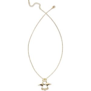 Łańcuszek z kryształami Swarovskiego® bonprix pozłacany. Łańcuszki marki bonprix. Za 37,99 zł.