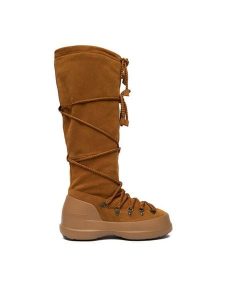 Moon Boot Śniegowce Mb Luna Boot Extra 80D2480200 Brązowy. Brązowe buty zimowe Moon Boot, ze skóry, bez obcasa, bez zapięcia. Za 849,00 zł.