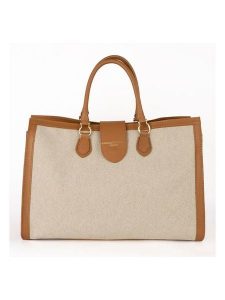 Maison héritage PARIS Skórzany shopper bag w kolorze beżowo-jasnobrązowym - 46 x 32 x 15 cm rozmiar: onesize. Brązowe shopper bag Maison héritage PARIS, bez wzorów, z materiału, bez dodatków. Za 565,99 zł.