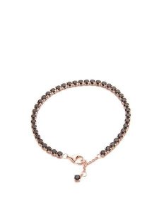 Pandora Pozłacana bransoletka z kryształami rozmiar: 16. Szare bransoletki Pandora, z kryształem, pozłacane. Za 384,95 zł.